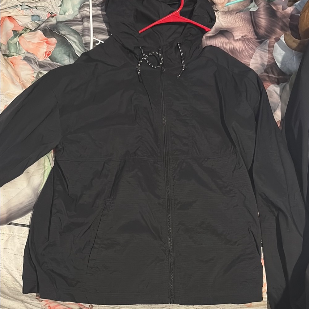 Men's Black Hooded Jacket